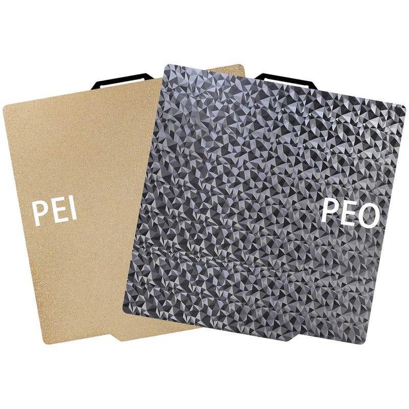 Tiny Trees Build Plate for Bambu Lab P1S P2S A1 X1 X1C X1E P1P: TinytreesSmooth PEI H1H Carbon PET PEO PEY Sheet Bed Plate P1S Build Plate for 3D Printing Hobbyist, 257 X 257mm (Smooth PEO+Textured PEI) - Image 1